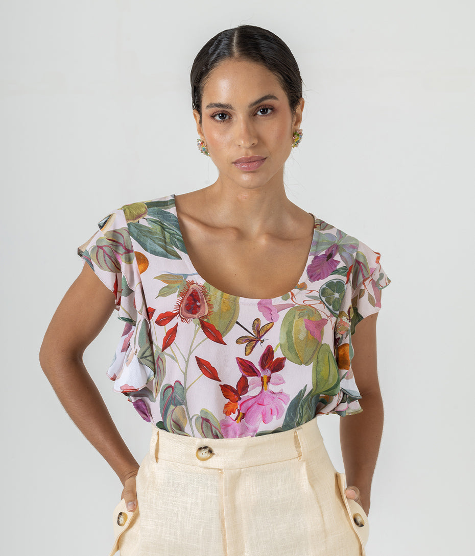 Blusa Carambola Sonho Botânico