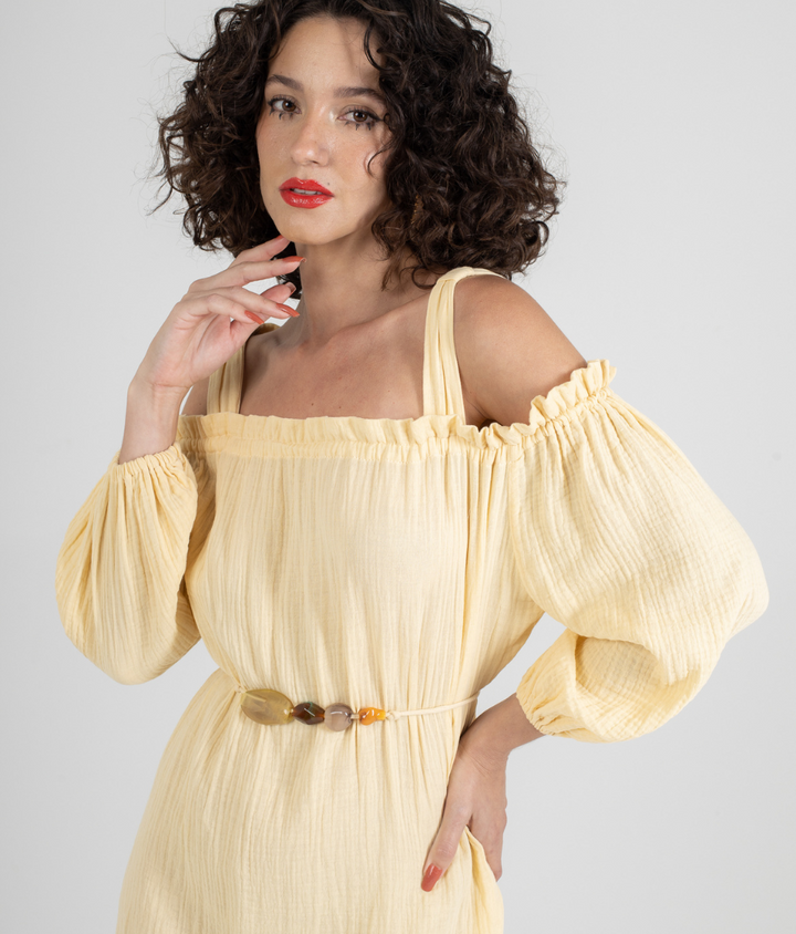 Vestido Veraneio Amarelo