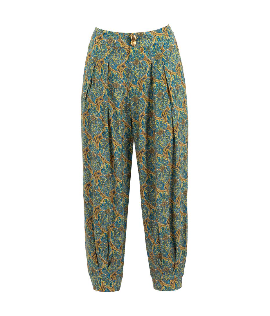 Calça Pregas Coração de Viana