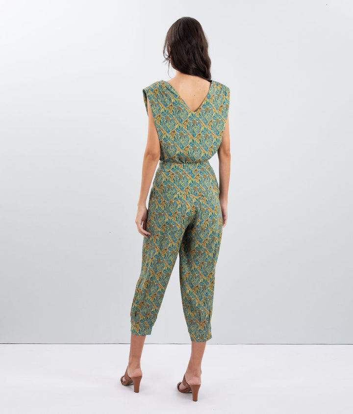 Calça Pregas Coração de Viana