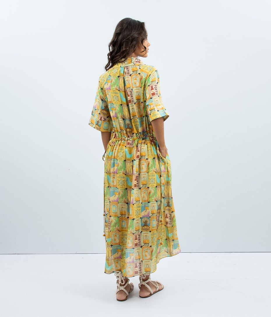 Chemise Sardinhas Amarelo