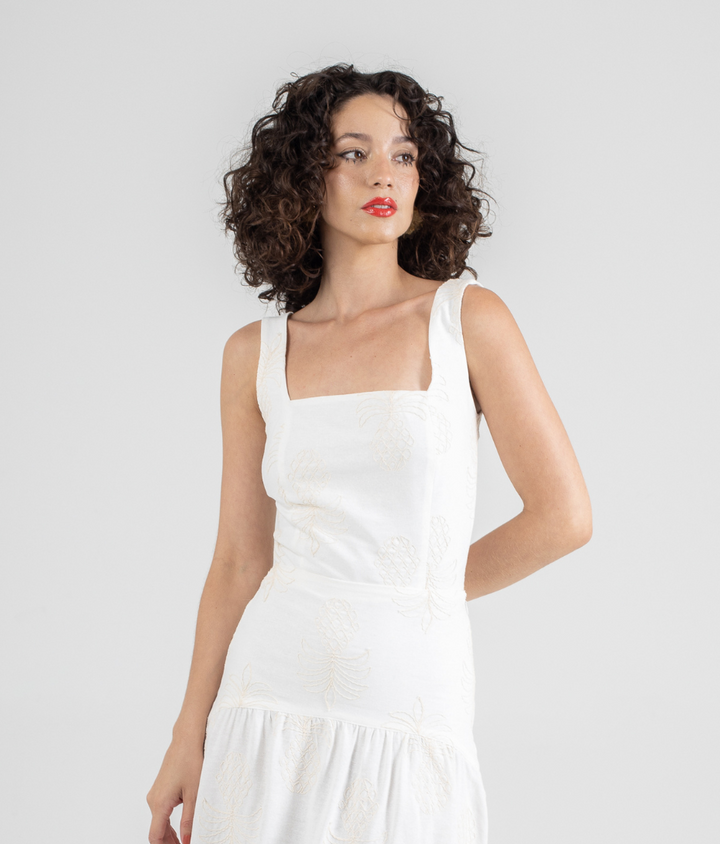 Top Abacaxi Branco