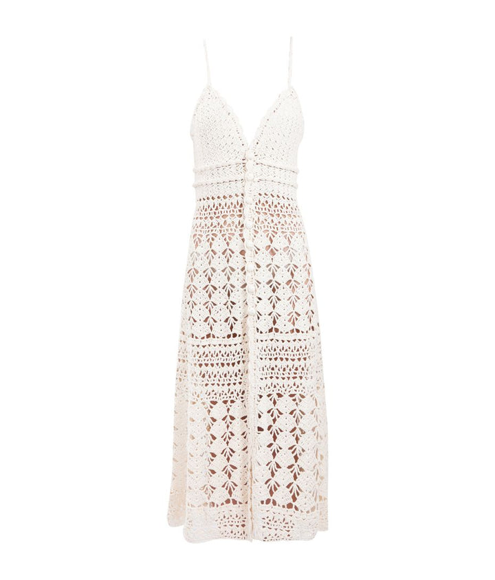 Vestido Crochê Julia Off White