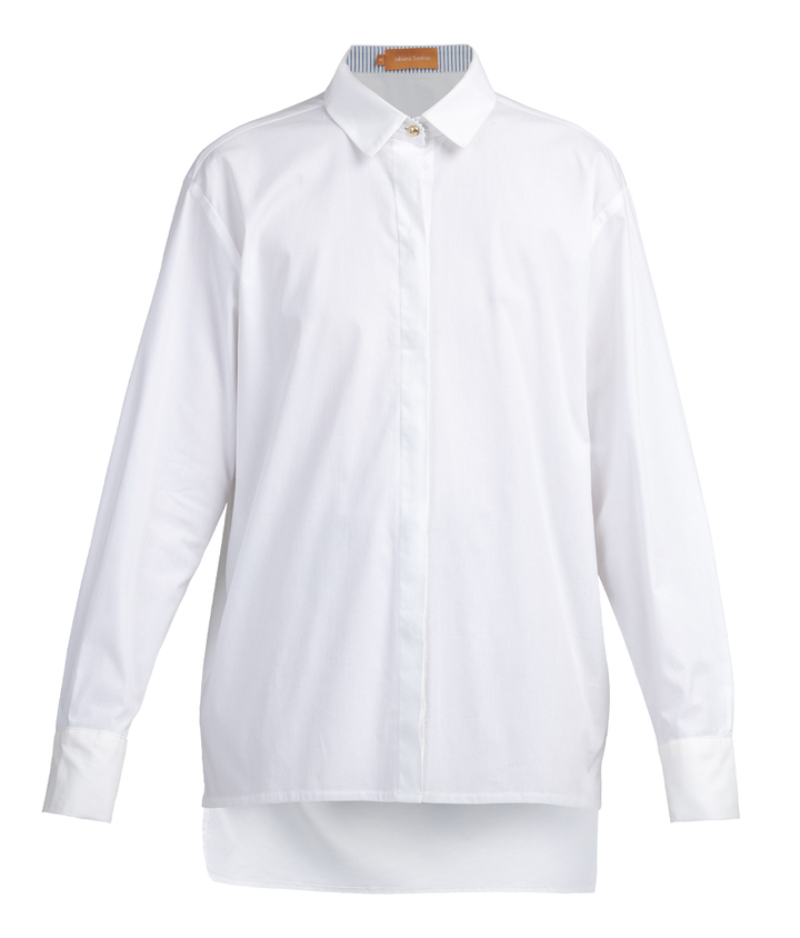 Camisa Tricoline Branca